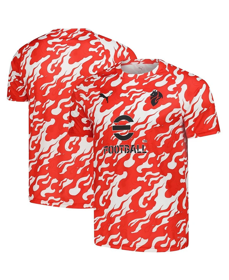 Puma Men's Red Ac Milan 2025/26 Pre-Match dryCell Training Jersey