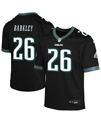 Nike Big Boys and Girls Saquon Barkley Black Philadelphia Eagles Alternate Game Jersey
