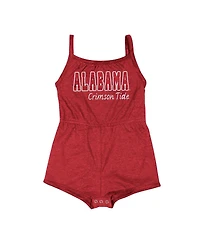 Colosseum Girls Baby Boys and Crimson Alabama Tide Elemental Tank Romper