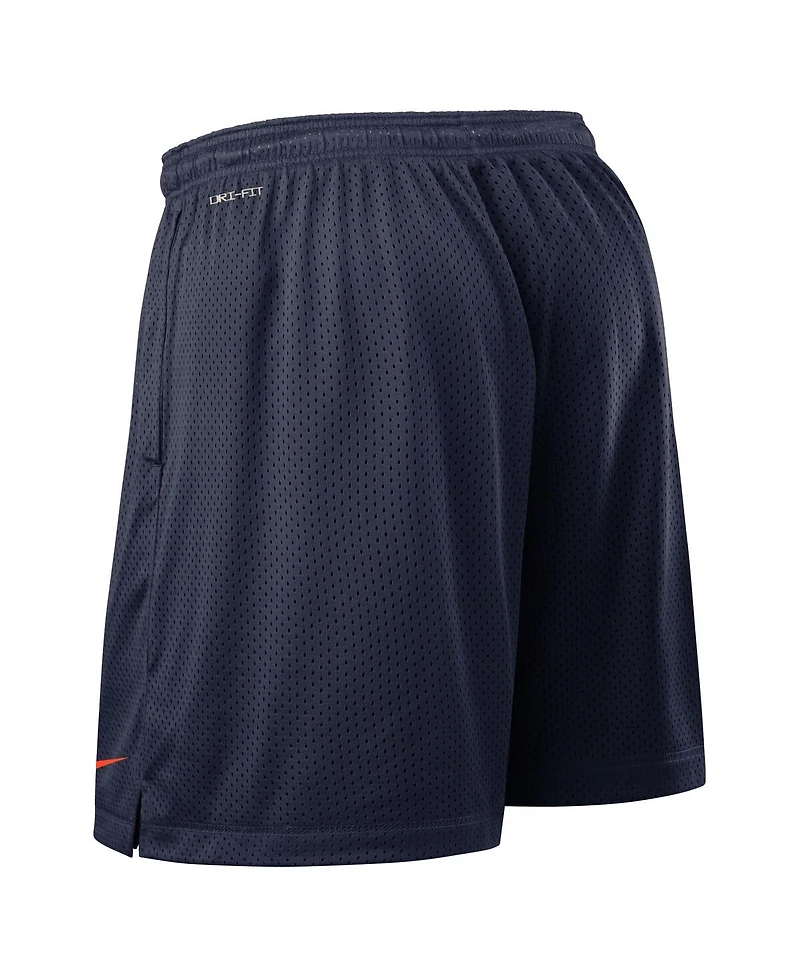 Nike Men's Navy/Orange 2-Piece Auburn Tigers 2025 Sideline Reversible Dri-fit Shorts