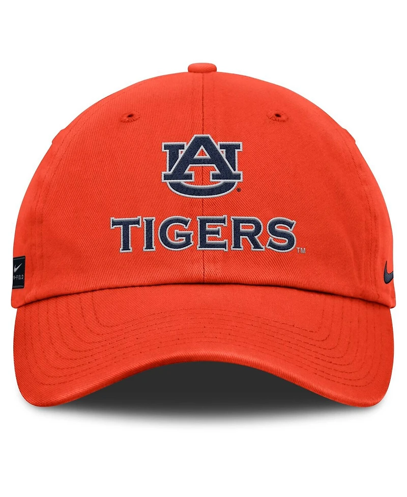 Nike Men's Orange Auburn Tigers 2025 Sideline Club Adjustable Hat