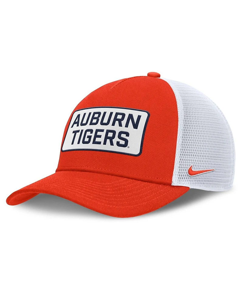 Nike Men's Orange Auburn Tigers 2025 On-Field Club Adjustable Trucker Hat