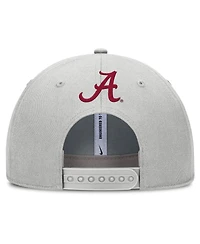 Nike Men's Gray Alabama Crimson Tide 2025 Sideline Dust Pinched Rise Adjustable Hat