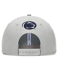Nike Men's Gray Penn State Nittany Lions 2025 Sideline Dust Pinched Rise Adjustable Hat