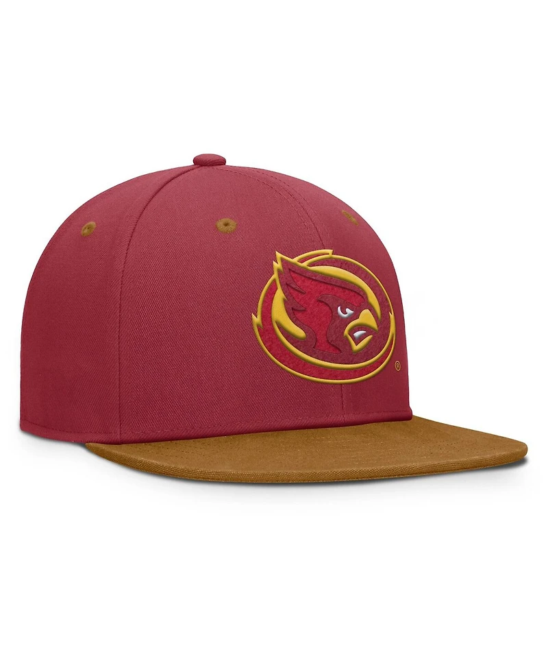 Fanatics Men's Cardinal/Brown Iowa State Cyclones NoBo Fitted Hat