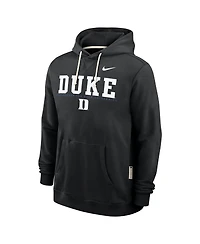 Nike Men's Black Duke Blue Devils 2025 Sideline Standard Issue Dri-fit Hoodie