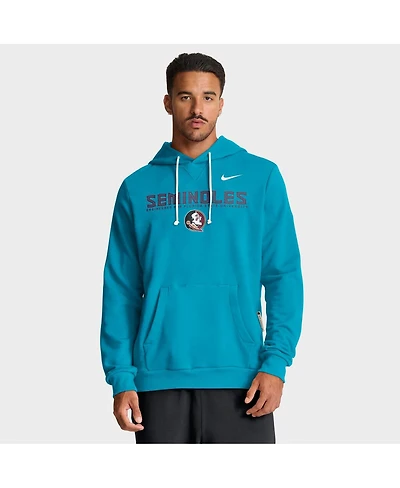 Nike Men's Turquoise Florida State Seminoles 2025 Sideline Standard Issue Dri-fit Hoodie
