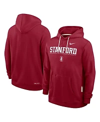 Nike Men's Cardinal Stanford 2025 Sideline Standard Issue Dri-fit Hoodie