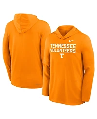 Nike Men's Tennessee Orange Volunteers 2025 Sideline Performance Long Sleeve Hoodie T-Shirt