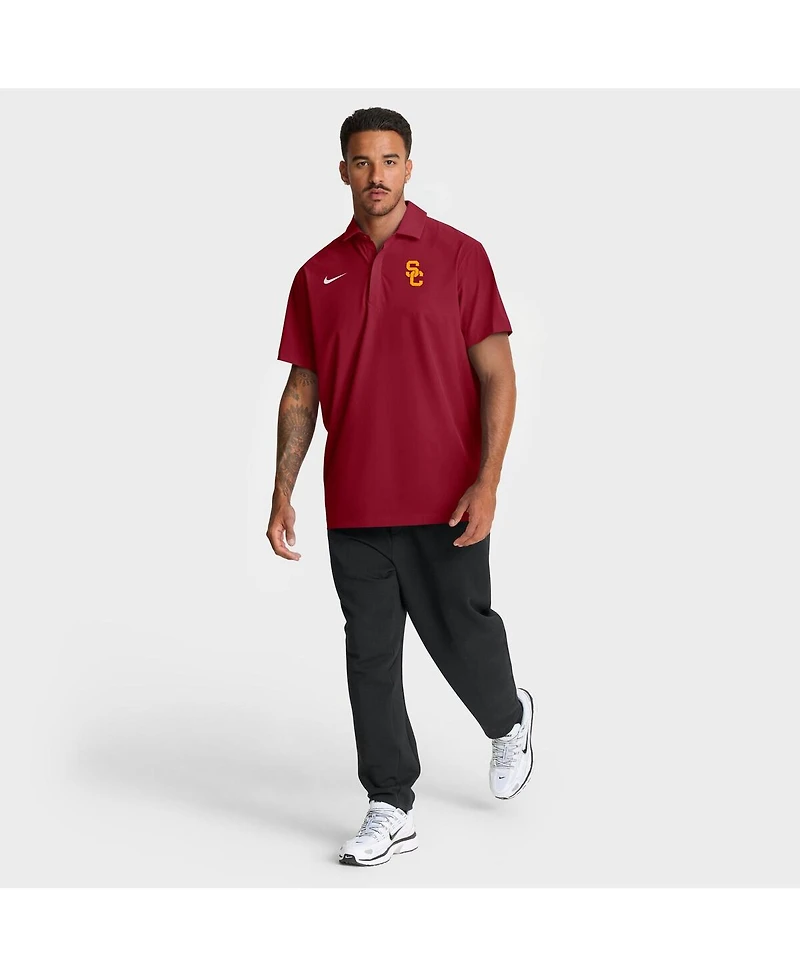 Nike Men's Cardinal Usc Trojans 2025 Coaches Sideline Polo Shirt