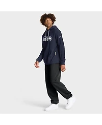 Nike Men's College Navy Seattle Seahawks Sideline Standard Issue Initial Home Dri-fit Hoodie