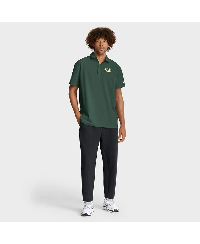 Nike Men's Green Bay Packers Sideline City Pride Woven Performance Polo Shirt