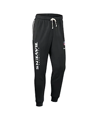 Nike Men's Black Baltimore Ravens Sideline Standard Issue Ground Game Dri-fit Taper Pants
