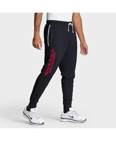 Nike Men's Navy Houston Texans Sideline Standard Issue Ground Game Dri-fit Taper Pants