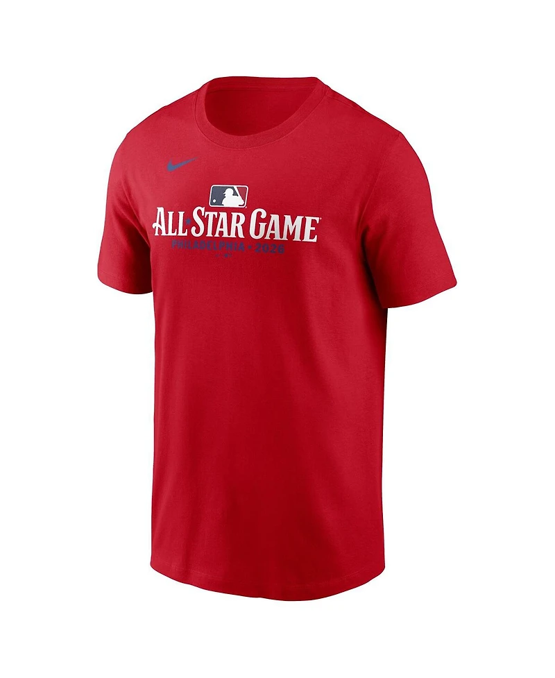 Nike Men's Red 2026 Mlb All-Star Game Wordmark T-Shirt