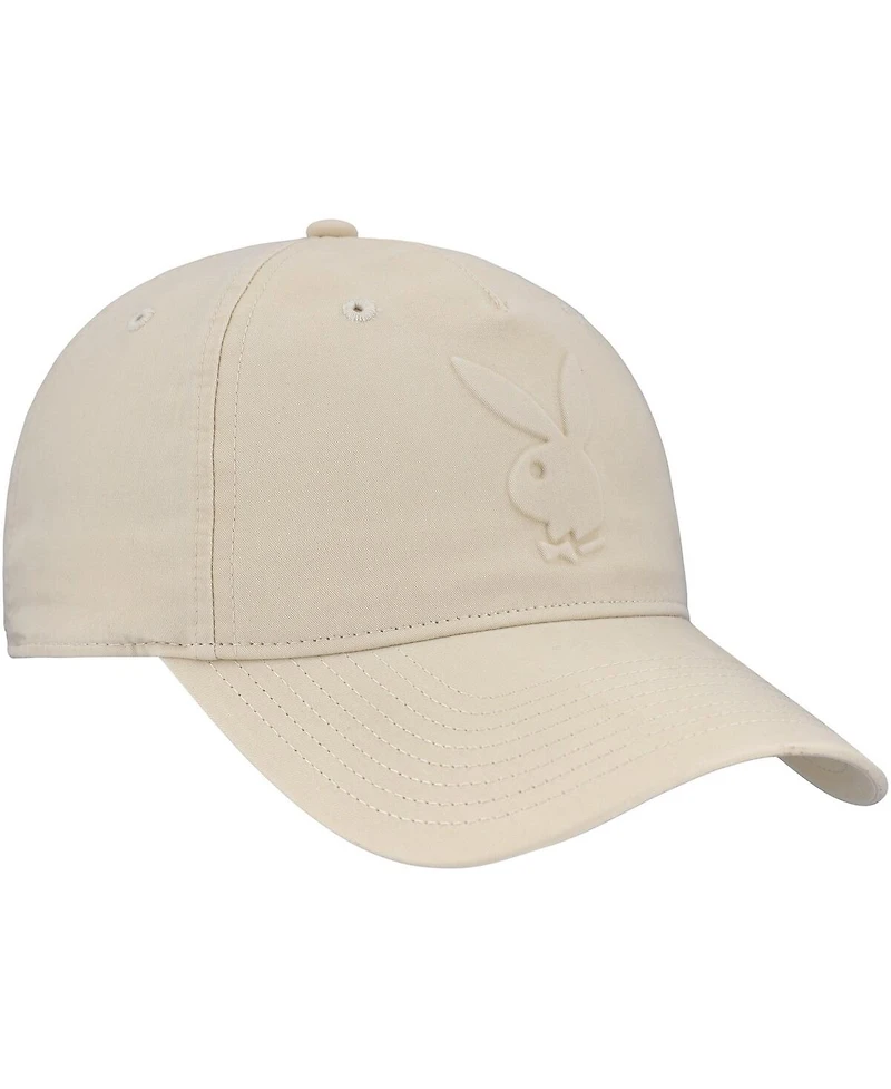 Lids Men's and Women's Khaki Playboy Embossed Logo Adjustable Hat