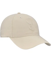 Lids Men's and Women's Khaki Playboy Embossed Logo Adjustable Hat