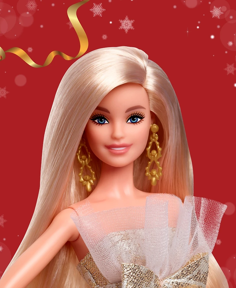 Barbie 2025 Holiday Barbie Doll- Blonde