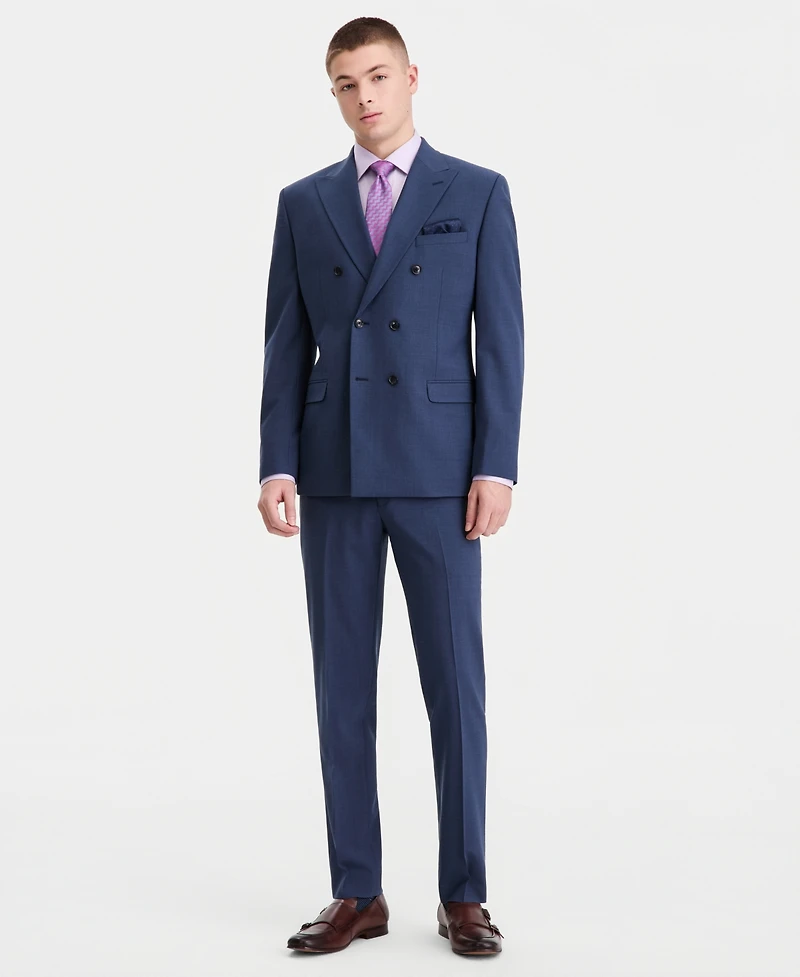 Bar Iii Men's Slim-Fit Wool-Blend Double Breasted Suit Separates Jacket, Macy's Exclusive