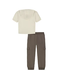Calvin Klein Baby Boys 2-Piece Hoodie and Cargo Joggers Set