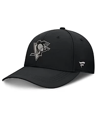 Fanatics Men's Black Pittsburgh Penguins Homage Adjustable Hat