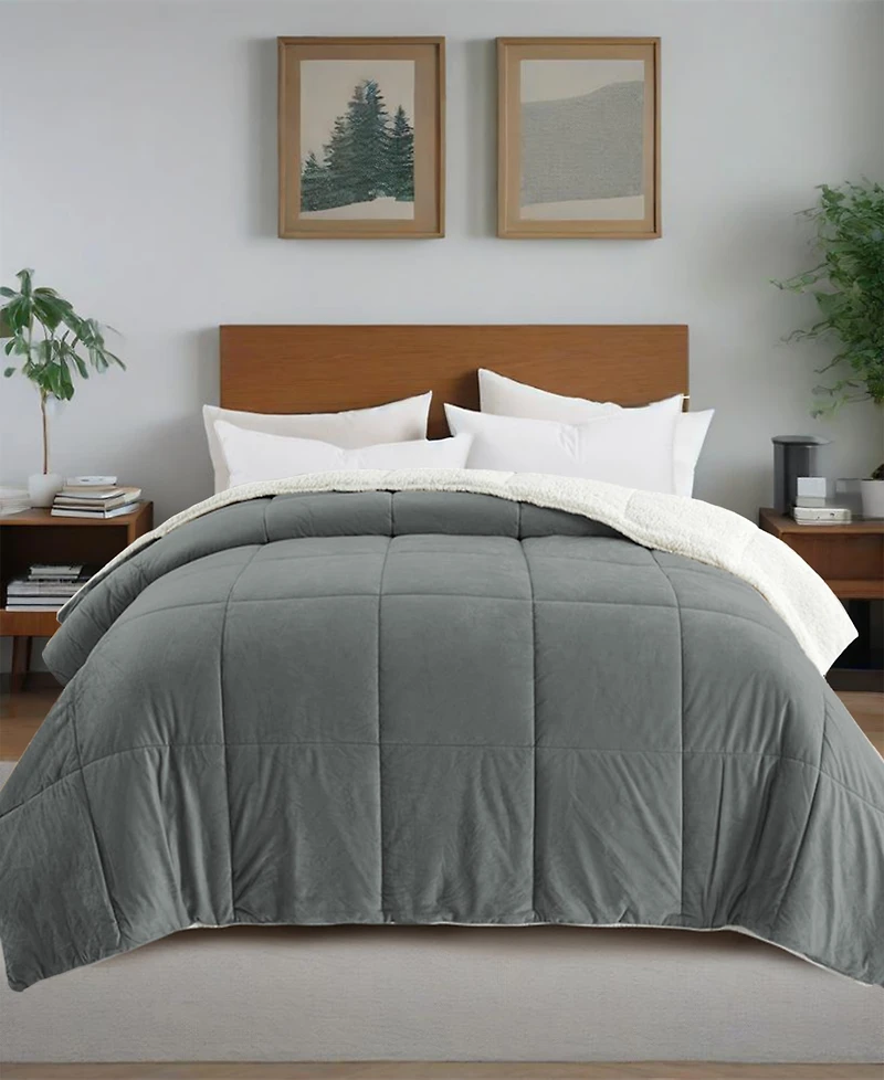 Unikome Sherpa Reversible Comforter