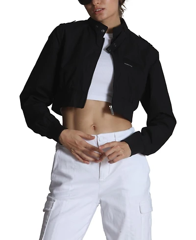 Women's Mini Cropped Racer Jacket