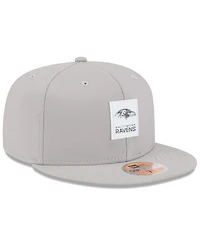 New Era Men's Gray Baltimore Ravens 2025 Sideline 59FIFTY Fitted Hat