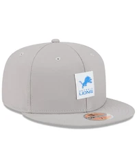 New Era Men's Gray Detroit Lions 2025 Sideline 59FIFTY Fitted Hat
