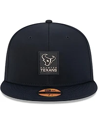 New Era Men's Navy Houston Texans 2025 Sideline 59FIFTY Fitted Hat