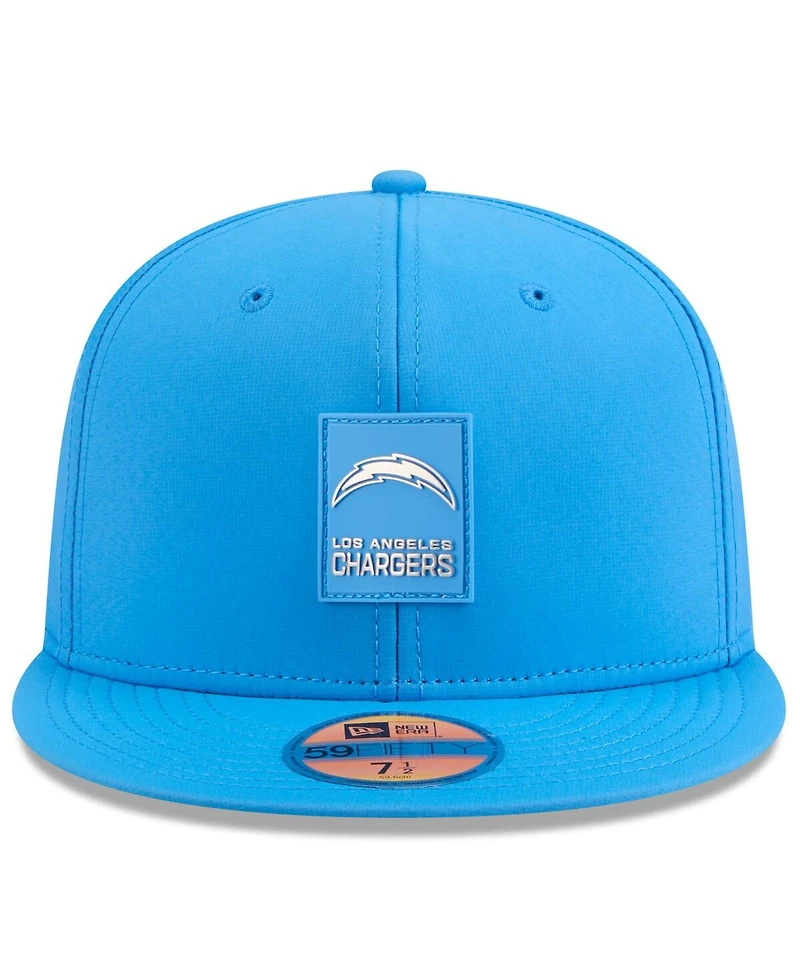 New Era Men's Powder Blue Los Angeles Chargers 2025 Sideline 59FIFTY Fitted Hat