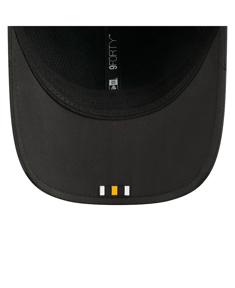 New Era Big Boys and Girls Black Pittsburgh Steelers 2025 Sideline 9FORTY Adjustable Hat