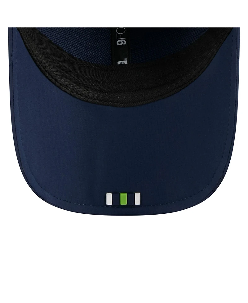 New Era Big Boys and Girls College Navy Seattle Seahawks 2025 Sideline M-crown 9FORTY Adjustable Hat
