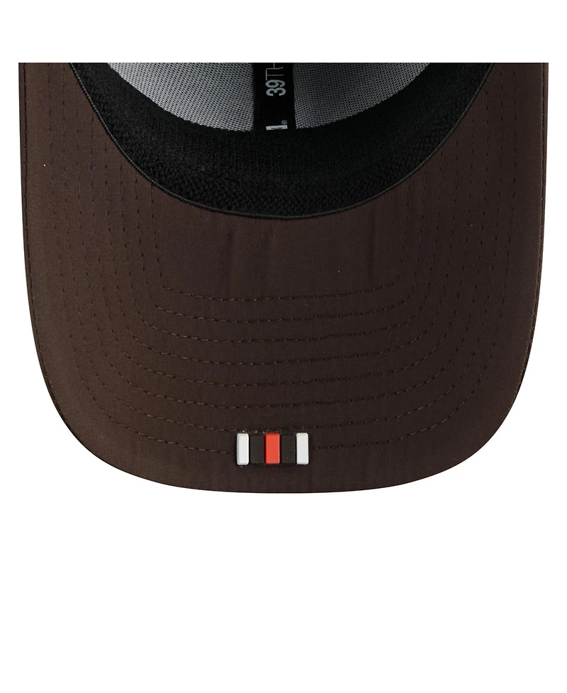 New Era Men's Brown Cleveland Browns 2025 Sideline 39THIRTY Flex Hat