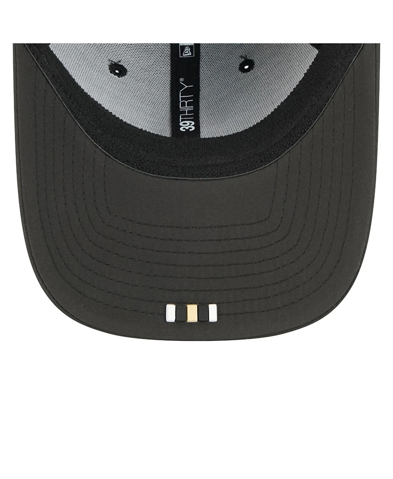 New Era Men's Black Orleans Saints 2025 Sideline 39THIRTY Flex Hat