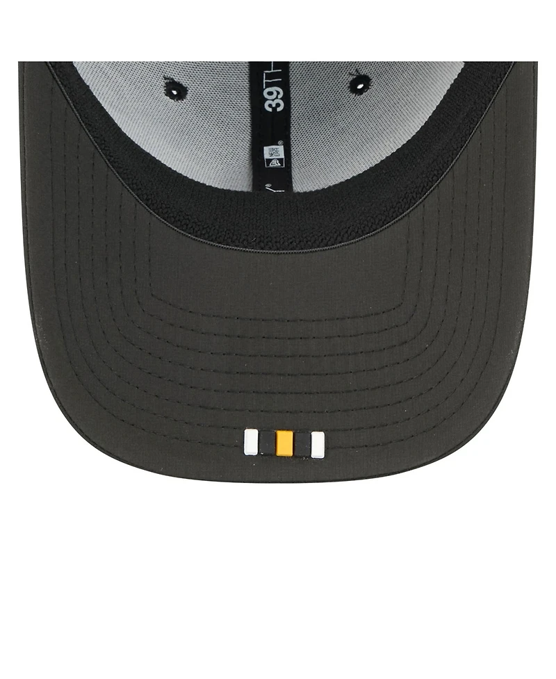 New Era Men's Black Pittsburgh Steelers 2025 Sideline 39THIRTY Flex Hat