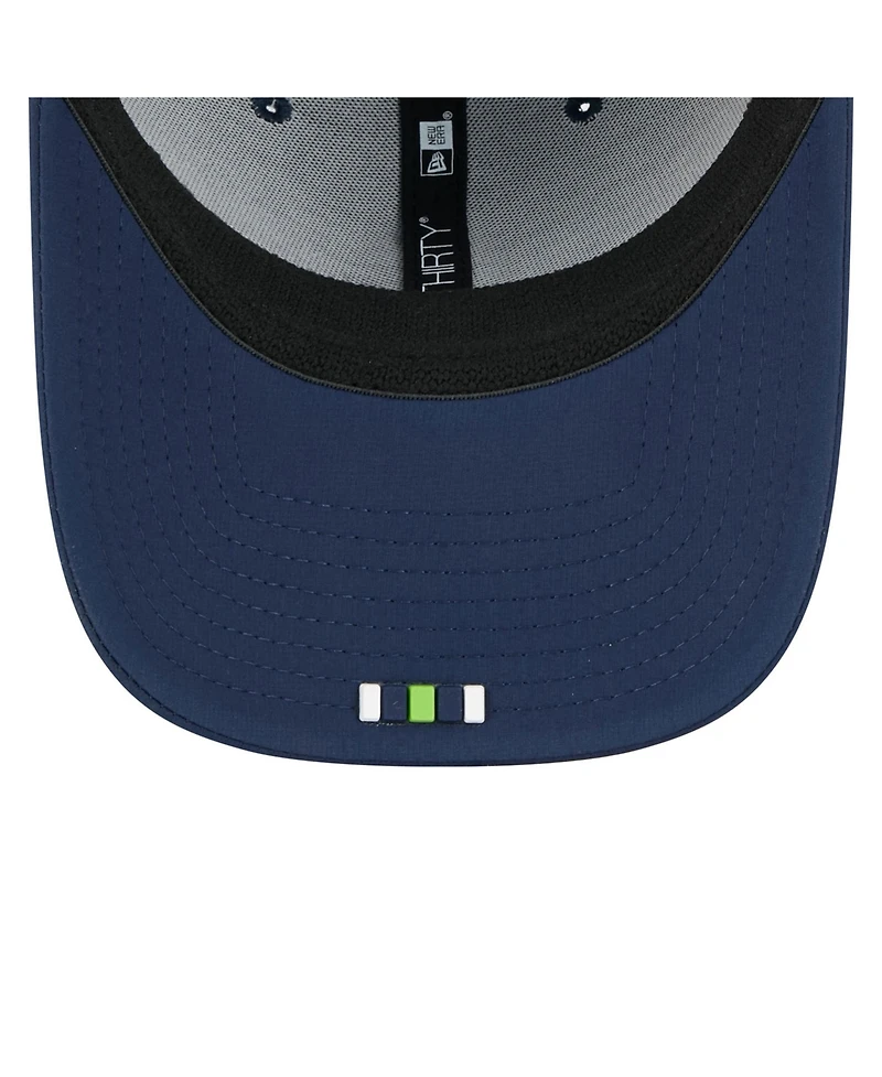 New Era Men's College Navy Seattle Seahawks 2025 Sideline 39THIRTY Flex Hat