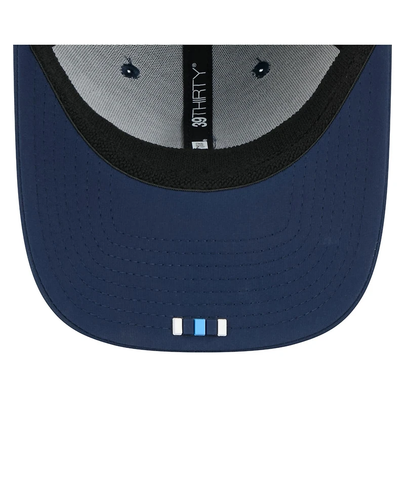 New Era Men's Navy Tennessee Titans 2025 Sideline 39THIRTY Flex Hat