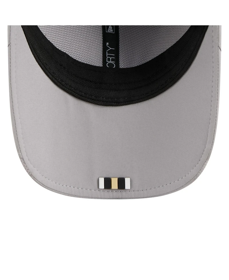 New Era Men's Gray New Orleans Saints 2025 Sideline M-Crown 9FORTY Adjustable Hat