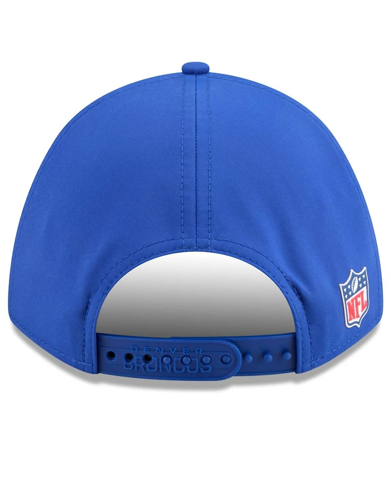 New Era Men's Royal Denver Broncos 2025 Sideline Throwback M-crown 9FORTY Adjustable Hat