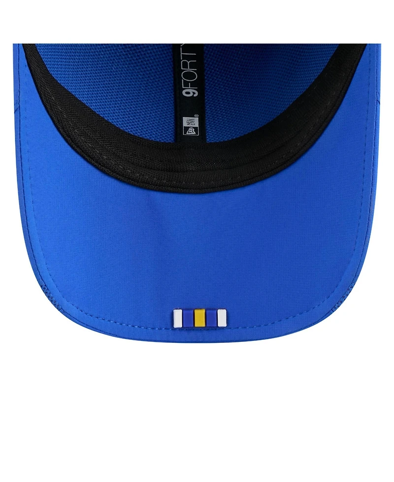 New Era Men's Royal Los Angeles Rams 2025 Sideline M-crown 9FORTY Adjustable Hat