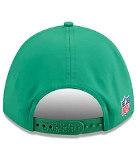 New Era Men's Kelly Green Philadelphia Eagles 2025 Sideline Throwback M-crown 9FORTY Adjustable Hat