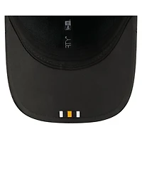 New Era Men's Black Pittsburgh Steelers 2025 Sideline Throwback M-crown 9FORTY Adjustable Hat