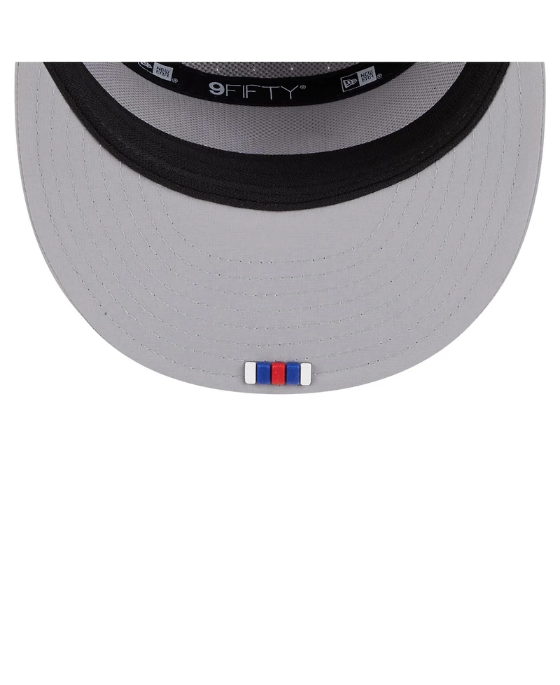 New Era Men's Gray Buffalo Bills 2025 Sideline Split Panel 9FIFTY Snapback Hat