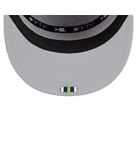 New Era Men's Gray Seattle Seahawks 2025 Sideline Split Panel 9FIFTY Snapback Hat