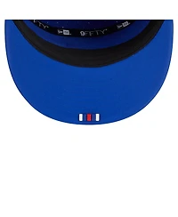 New Era Men's Royal Buffalo Bills 2025 Sideline Split Panel 9FIFTY Snapback Hat