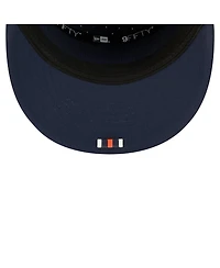 New Era Men's Navy Chicago Bears 2025 Sideline Split Panel 9FIFTY Snapback Hat