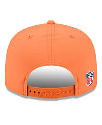 New Era Men's Orange Denver Broncos 2025 Sideline Split Panel 9FIFTY Snapback Hat