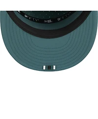 New Era Men's Midnight Green Philadelphia Eagles 2025 Sideline Split Panel 9FIFTY Snapback Hat