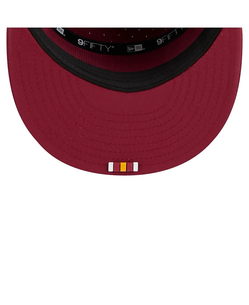 New Era Men's Washington Commanders 2025 Sideline Split Panel 9FIFTY Snapback Hat